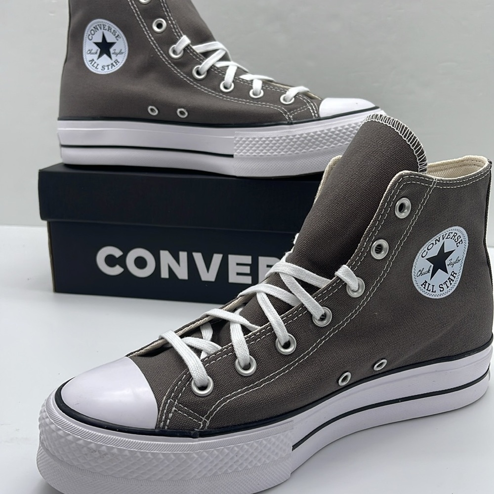 Converse WMNS High-Top Platform Sneakers A09221F CTAS LIFT HI
CHARCOAL/WHITE - Picture 15 of 16
